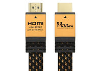 Halogeen van Sleeving van de kabelbeveiliging het Katoen Gevlechte Vrij voor HDMI-Kabels