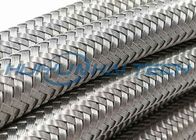 Hoog - dichtheidsweefsel Roestvrij staal Gevlechte Sleeving voor Bestand Kabelschuring -
