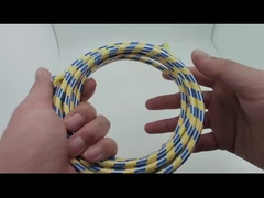 Office / Home Groene katoenen gevlochten mouw Beschermende bedrading