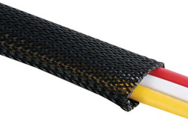 kopen Polyester Electical Gevlechte Sleeving, Hoge Vlam - de Koker van de vertragers Gevlechte Draad online vervaardiging