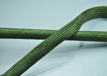 kopen Gloeidraad van Sleeving van de douanelengte de Uitzetbare Gevlechte Nylon Vlakke voor Kabelbescherming online vervaardiging
