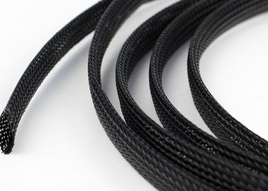 kopen Slijtvaste Uitzetbare Gevlechte Sleeving-Zwarte voor Kabel Extra Bescherming online vervaardiging