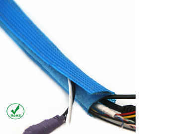 kopen Omslag van de het Beheers de Klitband Gevlechte Kabel van de draaduitrusting, de Dekking van de Klitbanddraad Lichtgewicht online vervaardiging