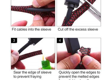 kopen Schurings Bestand Kabel Beheer Gevlechte Sleeving, de Koker van de Draadbescherming online vervaardiging