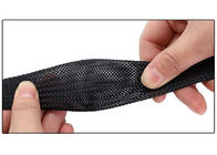 15mm Hittebestendige Draadkoker, Uitzetbare Gevlechte Sleeving-Zwarte voor Kabelbeheer
