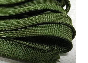kopen Groene Nomex Elektro Gevlechte Sleeving Slijtvast voor Kabelbeheer online vervaardiging