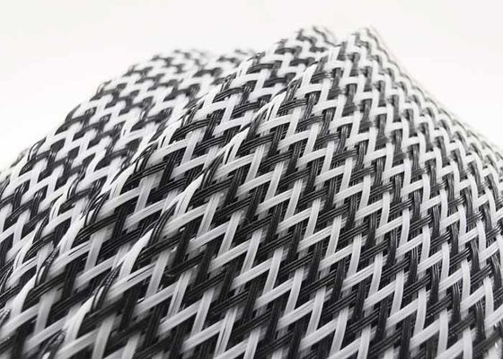 kopen Het zwarte Witte HUISDIER van de Bedradingsuitrusting vlechtte Elektrosleeving 3.0mm 80.0mm online vervaardiging