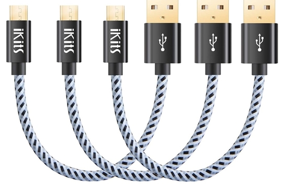 kopen Hoge Flexibele 50mm Katoen Gevlechte Sleeving HDMI Kabelkoker online vervaardiging