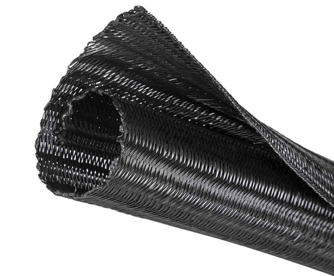 kopen 50mm Vlam van Polyester de Zelf Verpakkende Gespleten Gevlechte Sleeving - vertrager online vervaardiging