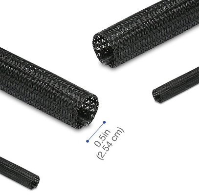kopen Vlam - vertrager 6mm Zelf Verpakkende Gespleten Gevlechte Gevlechte de Kabelkoker van Sleeving Spleet online vervaardiging
