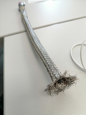 kopen Ni80Cr20 vlechtte het Ingeblikte Koper Sleeving-Schurings Bestand Legering Gevlechte Koker online vervaardiging
