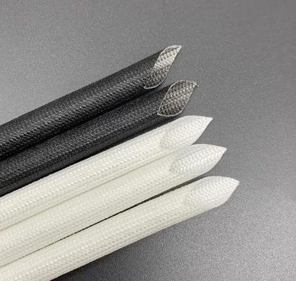 kopen De met een laag bedekte Weerstand van Silicone Hittebestendige Gevlechte Sleeving tegen Zuur en Olie online vervaardiging
