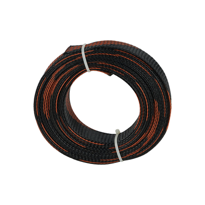 kopen 1100mm de Rekupereerbare Zwarte/Oranje Vlam van HUISDIEREN Uitzetbare Gevlechte Sleeving - vertrager online vervaardiging