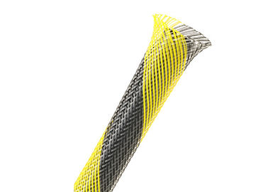 30ft Lengte Zwarte Flexo Gevlechte Sleeving, Kleurrijke Vuurvaste Draad Sleeving