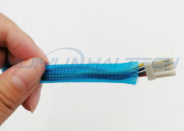 Blauw Kleurenhuisdier Uitzetbare Gevlechte Sleeving voor PC-de Uitrustingsbeheer van de Draadkabel