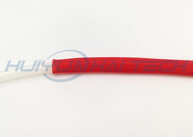 De Rode Kleur Elektro Gevlechte Sleeving van het vlambewijs voor de Uitrusting van de Draadkabel