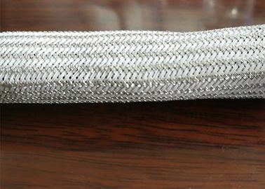 Zilver Geplateerde Roestvrij staal Gevlechte Sleeving, Gevlecht Roestvrij staalbuizenstelsel